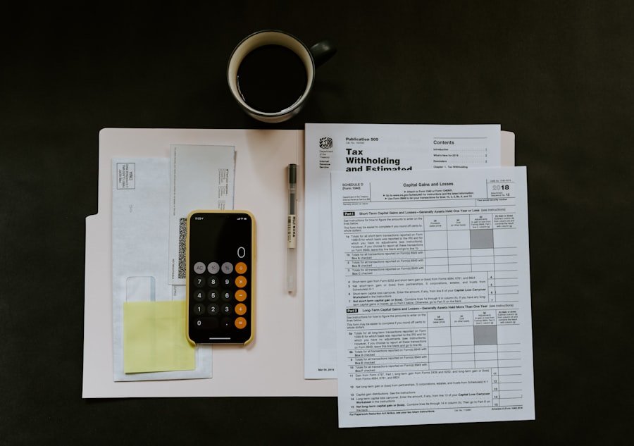 Finance professionals reviewing figures
