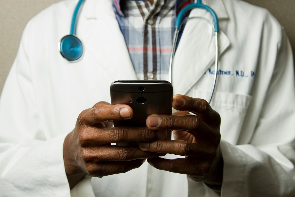 Healthcare team in a clinical setting